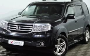 Дефлекторы окон (ветровики) Honda Pilot II 2008-2014"EuroStandard" (Хонда Пилот) Кобра Тюнинг